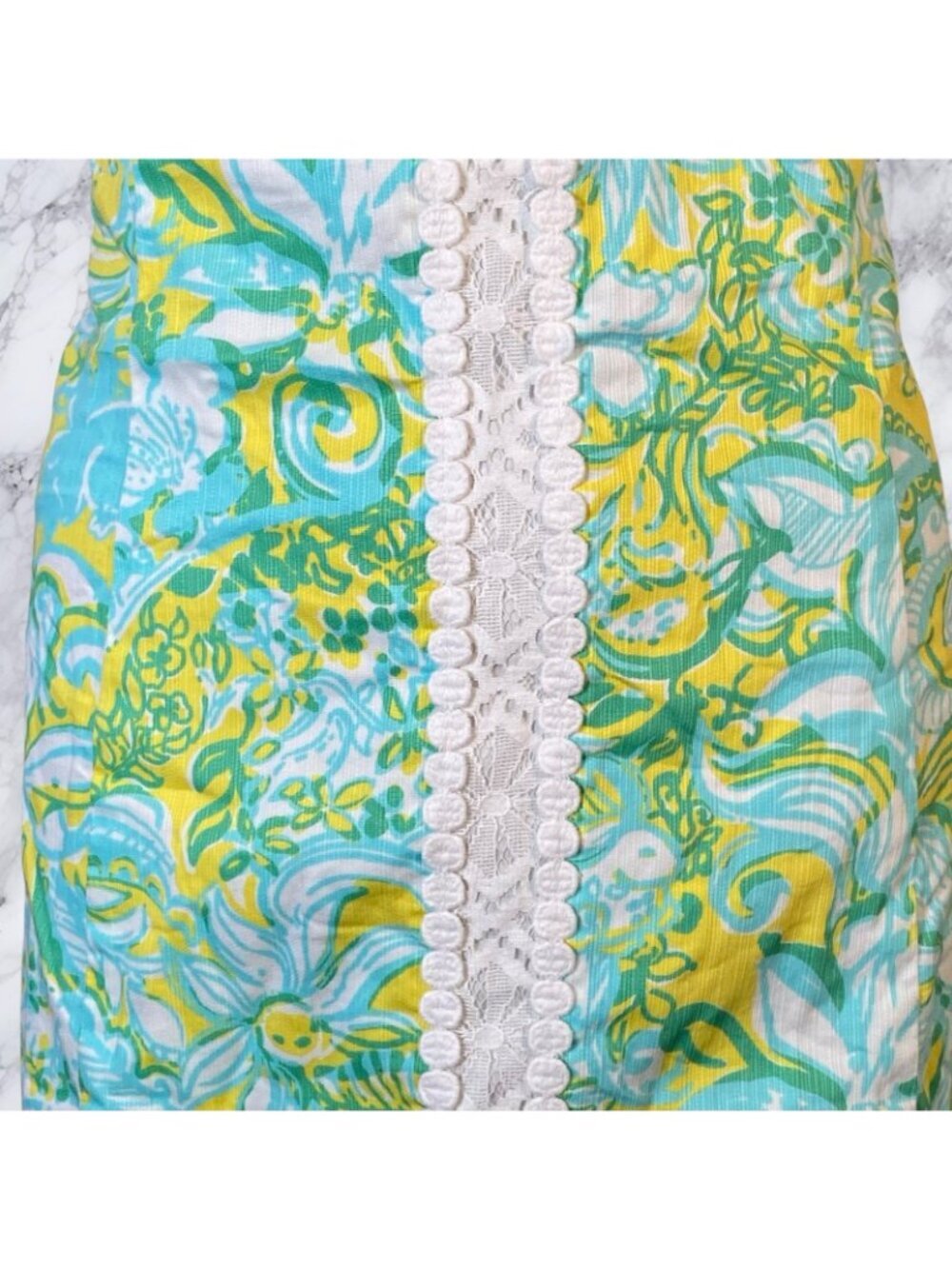 Lilly Pulitzer Sofia Dandelion Yellow Beach Gypsies Shift Dress - Picture 8 of 12